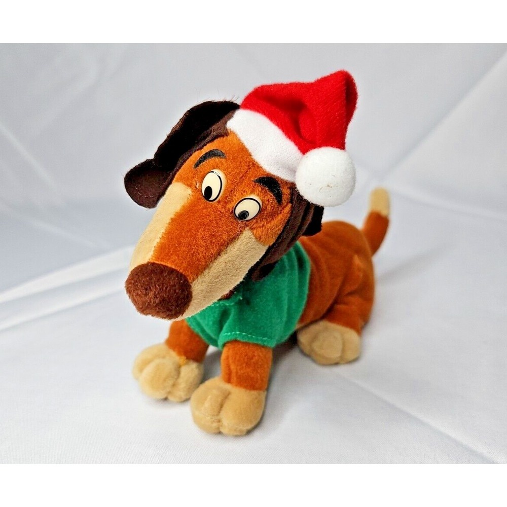 VTG All Dogs Go To Heaven Christmas Carol 7" Plush  1998 Denny's Stuffed Itchy
